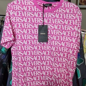 Versace Pink Logo T-Shirt